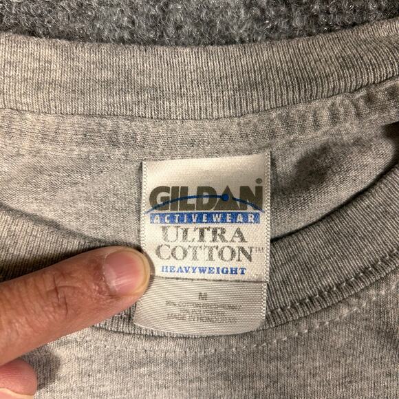 University‎ of Illinois Education T Shirt Men's M Gray Illiniwek Logo VTG Tee - Picture 3 of 9